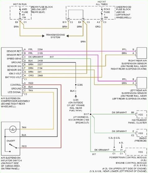 2005 chevy trailblazer radio wiring diagram